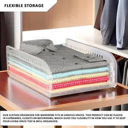 Aura Transparent 4 Pieces Multi-Utility Wardrobe Organisers image 3