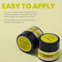Nuskhe by Paras Praana Alcohol Free Solid Perfume - 10 g image 3