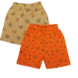 Fasha Kids-Unisex Pack of 2 Cotton Printed Shorts-picture-28