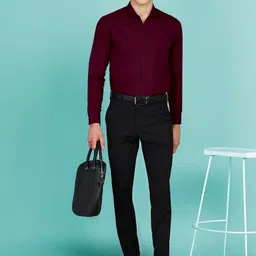 Fibermill Men Slim Fit Opaque Casual Shirt image 5