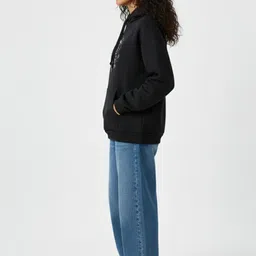 The Roadster Lifestyle Co Printed Long Sleeve Hooded Sweatshirt image 4