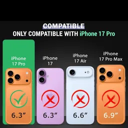 Luxury Kase iPhone 17 Pro Premium Magnetic Support Shell Case with Built-in Kickstand image 2