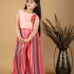 JBN Creation Girls Top with Palazzos image 5