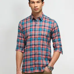 Arrow Sport Men Tartan Checked Slim Fit Pure Cotton Casual Shirt-picture-13