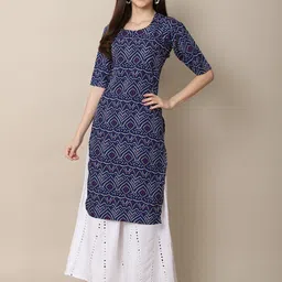 7Threads Women Pack Of-6 Ethnic Motifs Printed Crepe Kurta-picture-14