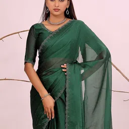 KALINI Embellished Beads and Stones Saree image 3