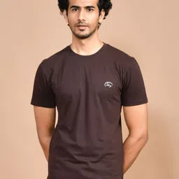 SKYKNIT Men Solid Round Neck T-shirt-picture-20