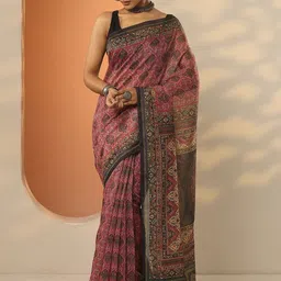 Libas Ethnic Motifs Silk Blend Saree-picture-51