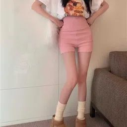 KPOP Women Slim Fit High-Rise Short-picture-22