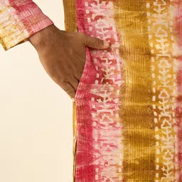 Diwas by Manyavar Men Ethnic Motifs Printed Kurta with Pyjamas image 2