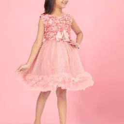 BAESD Girls Net Embellished Party Dresses image 5