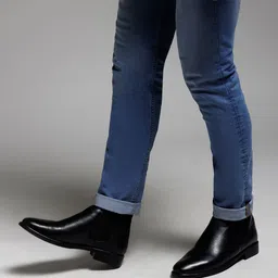 Zoom Shoes Men Block Heeled Chelsea Boots image 4