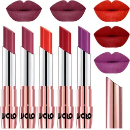 VOLO Set Of 5 Creme Matte Lipstick-3.5 g Each-31-38-39-40-48 image 2