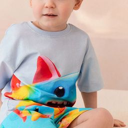 INCLUD Boys Printed T-shirt with Shorts-picture-13