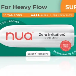 nua EaseFit Tampons for Heavy Flow | 16 Tampons | Gynaecologically Tested Tampons-picture-12