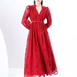 JC Collection Women Self Design Maxi Dress-picture-32