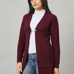 Duke Geometric Printed Tie-Up Shrug image 4