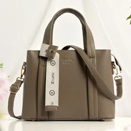 Exotic PU Shopper Satchel-picture-21