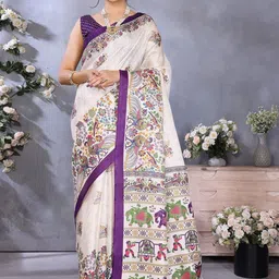 KALINI Ethnic Motifs Designer Festive Bhagalpuri Sarees-picture-31