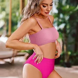 SARTHAKHUB Shoulder Straps Swim Bikini Set image 4