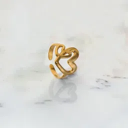 Jewels Galaxy Gold-Plated Anti Tarnish Finger Ring image 2