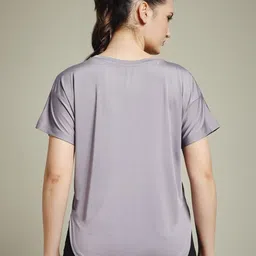 MKH Elevated Essentials Typography Printed Round Neck Relaxed Fit T-shirt image 3