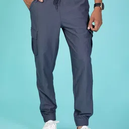 V-Mart Men Mid-Rise Cargos Track Pants-image-83