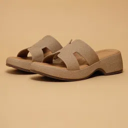 ERIDANI Women Textured Open Toe Comfort Sandals-picture-19