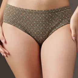 Clovia Women Pack of 3 Geometric Printed Cotton Hipster Briefs-picture-24