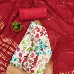 HERE&NOW Embellished Unstitched Dress Material-picture-14
