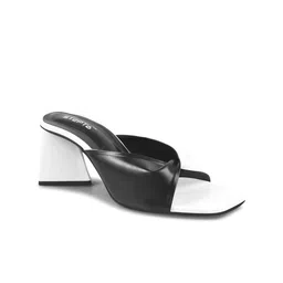 STEPT6 Women Colourblocked Block Heel Sandals image 2