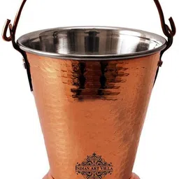 indian art villa Gravy Bucket, Dish, Spoon Serving Set image 4