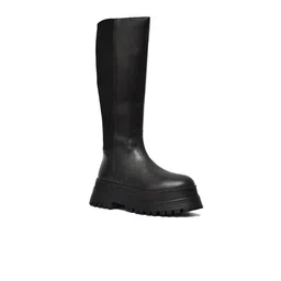 NICO NERINI Women Casual Leather Block Heel Round Toe Rain Boots image 5