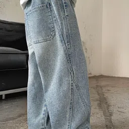 LULU & SKY Boys Slash Knee Heavy Fade Jeans image 5