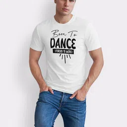 Seekbuylove Men Typography Printed Bio Finish T-shirt image 3