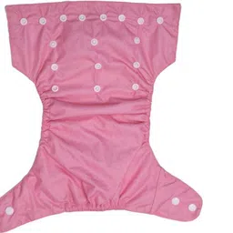 dolly enterprises Reusable Pink Cloth Diaper, Washable with Insert- (3-36 Months) image 4