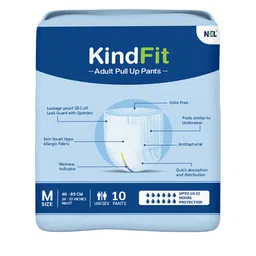 Kindfit Set Of 6 Antibacterial Adult Pull Up Pants Diapers - M - 10 Pcs Each image 3