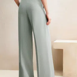 Kotty Women High-Rise Easy Wash Single Pleated Trousers image 5