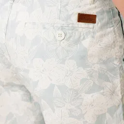 Mast & Harbour Floral Printed Pure Cotton Chino Shorts image 2
