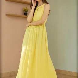 dressberry Gathered Maxi Dress-picture-35