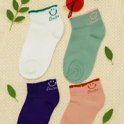 J Style Women Pack Of 4 Printed Ankle-Length Socks-picture-42