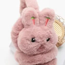 Poftik Kids Rabbit Earmuff Soft Headband image 3