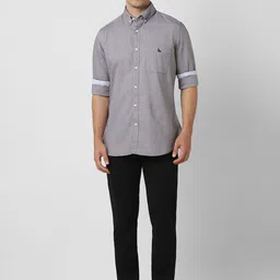 Van Heusen Sport Slim Fit Button-Down Collar Pure Cotton Casual Shirt image 4