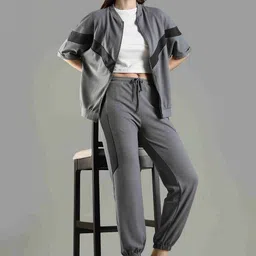 DOMIN8 Women Colourblocked Outdoor Bomber Jacket-picture-21