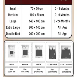 GRISHVA Maroon Cotton Water Resistant Mattress Protector image 4