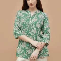 Melange by Lifestyle Floral Printed Kurti image 2