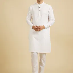 Manyavar Men Thread Work Kurta-picture-37