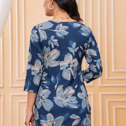 KIRNYA Floral Print Top image 5