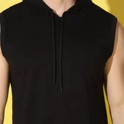 WOOSTRO Men Hooded Slim Fit T-shirt image 2