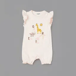 Juniors by Lifestyle Girls Pack Of 3 Printed Pure Cotton Rompers image 3